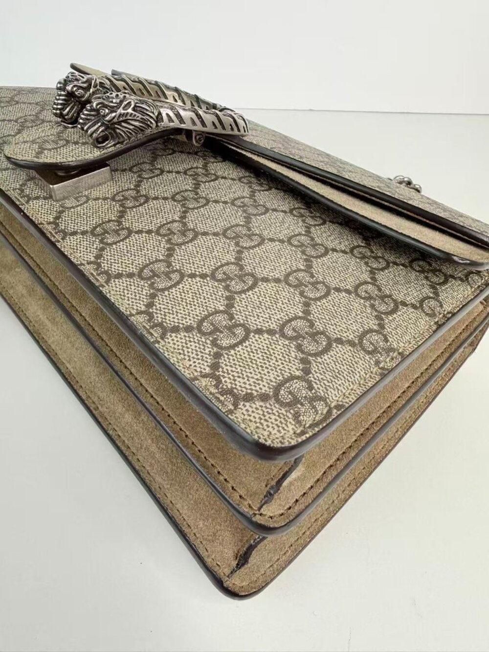 Gucci Dionysus Small GG Supreme Canvas Shoulder Crossbody Bag - Picture 7 of 12